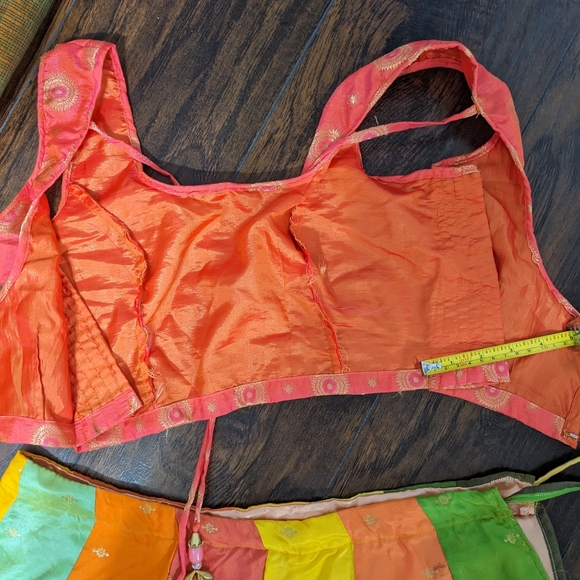 Beautiful multicolored Indian lehenga -like new! - Picture 2 of 8